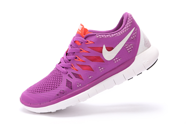 nouvelle Nike Free 5.0 femmes plus blanc violet (1)